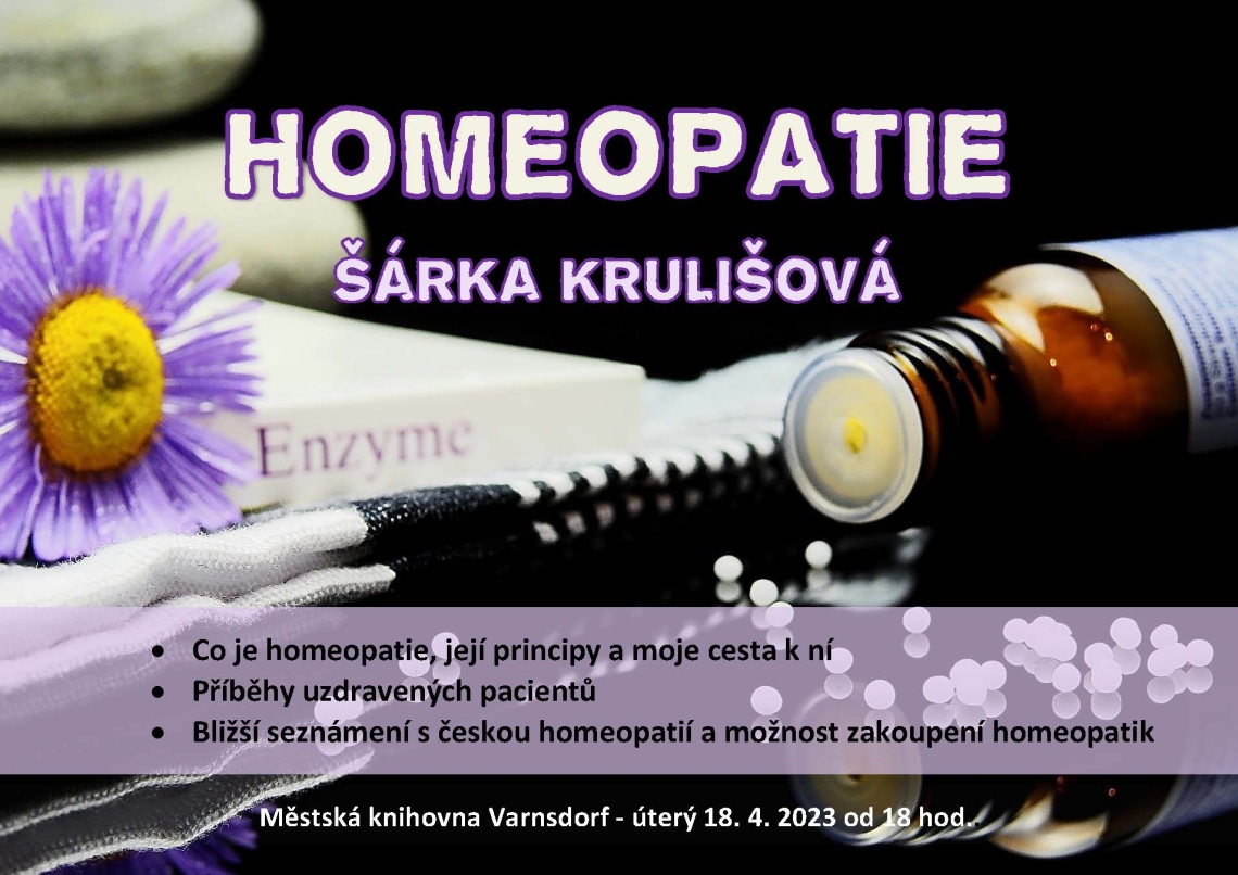 Městská knihovna Varnsdorf - homeopatie 