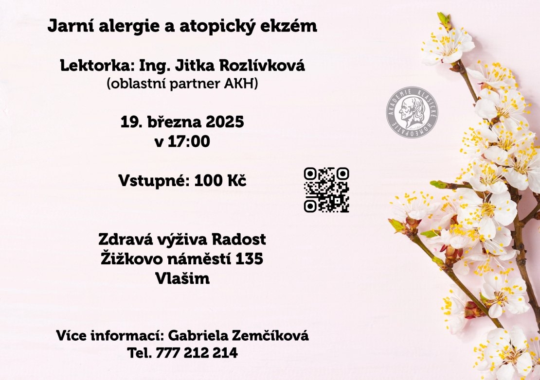 Jarní alergie a atopický ekzém
