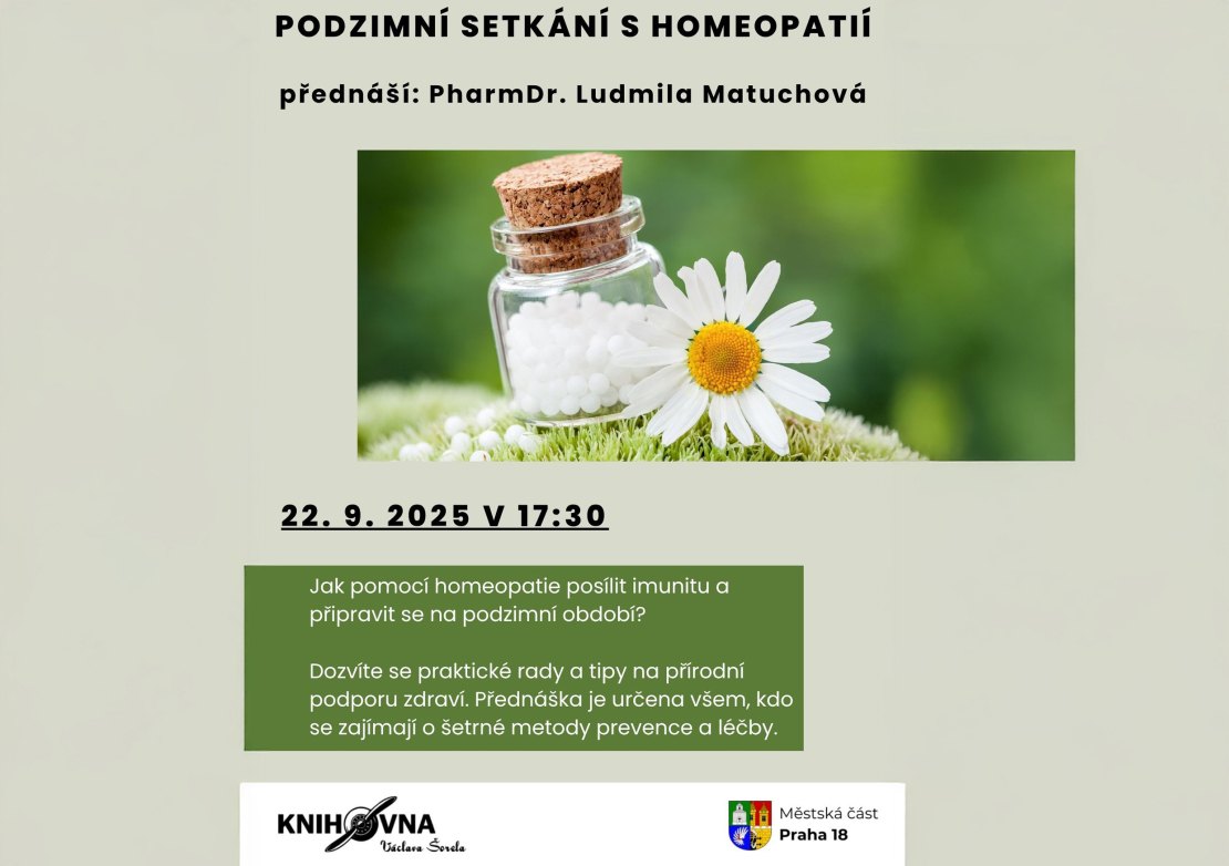 Podzimní setkání s homeopatií