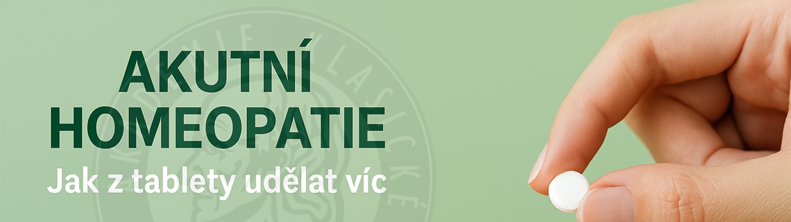 AKUTNÍ HOMEOPATIE: Jak z tablety udělat víc