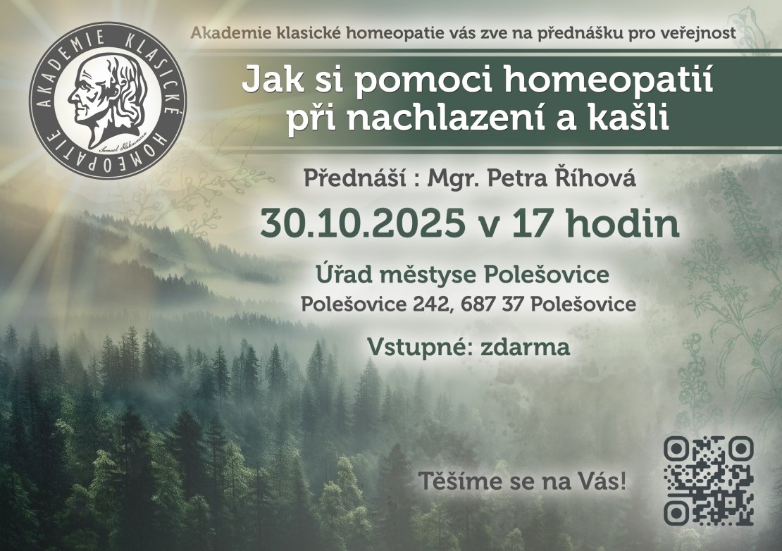 Jak si pomoci homeopatií při nachlazení a kašli
