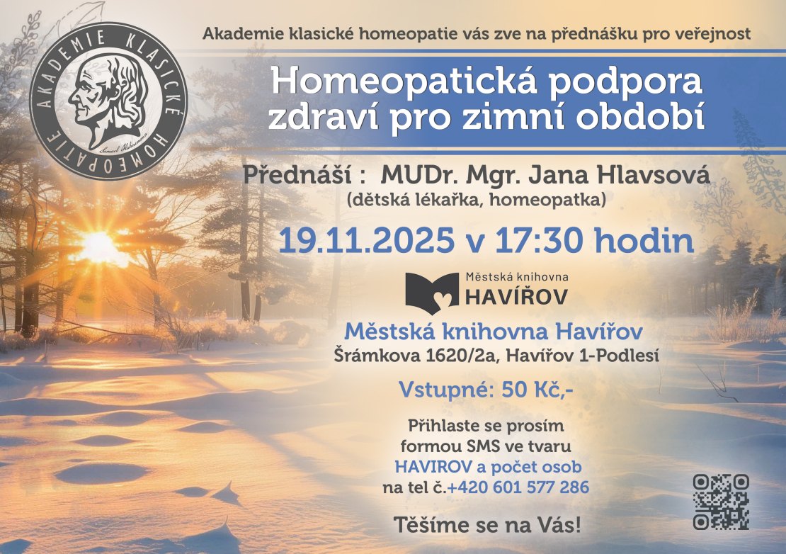 Homeopatická podpora zdraví pro zimní období