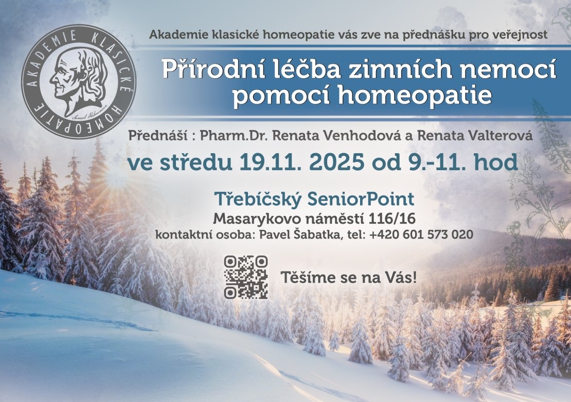 Přírodní léčba zimních nemocí pomocí homeopatie