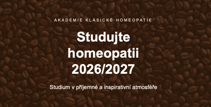 Studujte homeopatii 2026/2027